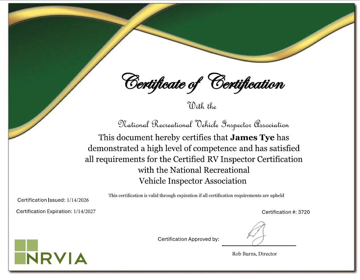 NRVTA certified