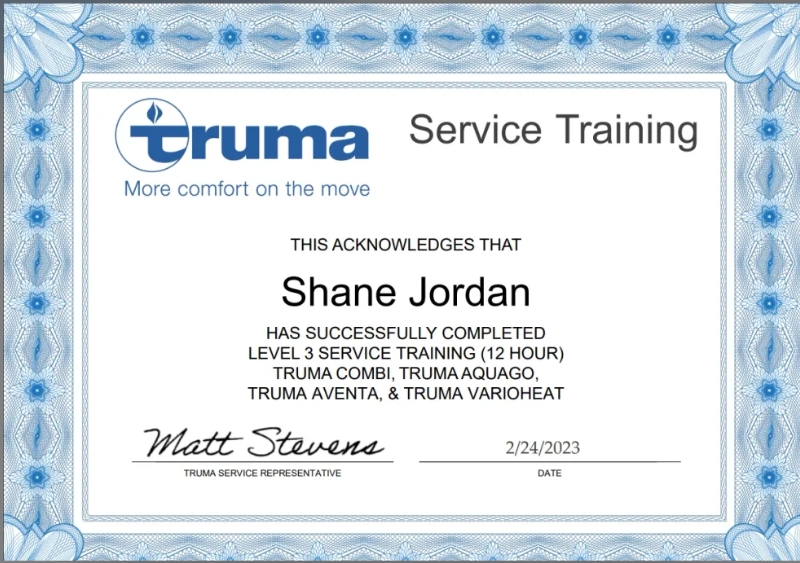 Truma Service Training