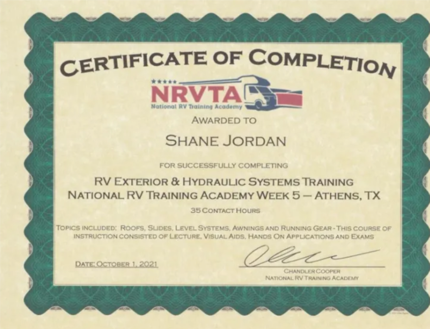 NRVTA - Exterior and Hydraulic Systems